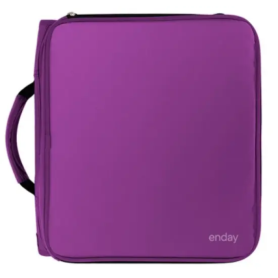 Enday 3 Ring Zipper Binder, 2 inch Binder with Zipper, 880 Sheet Capacity 5 Pockets Expanding File Folder image {4}