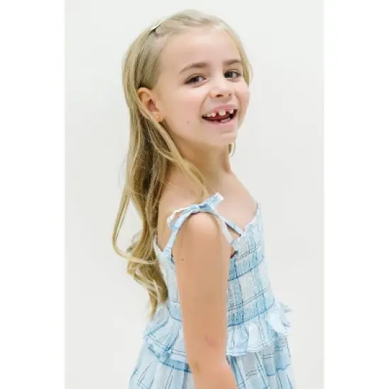 Hope & Henry Girls' Smocked Tiered Dress, Toddler image {3}