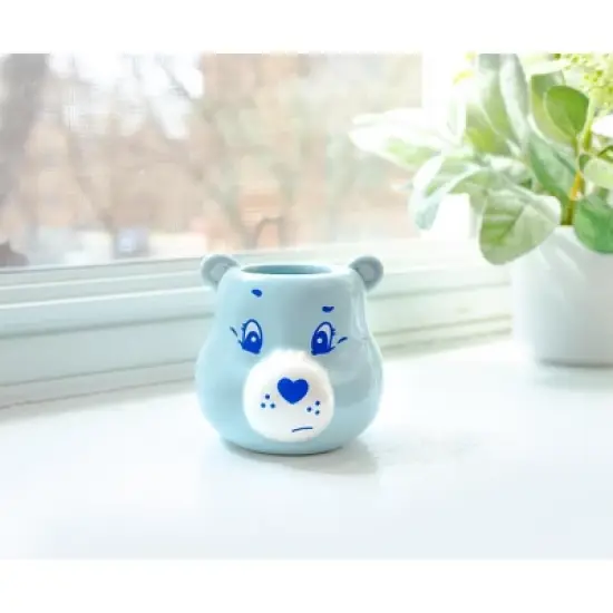 Silver Buffalo Care Bears Grumpy Bear Sculpted Ceramic Mini Mug | Holds 2.5 Ounces image {8}