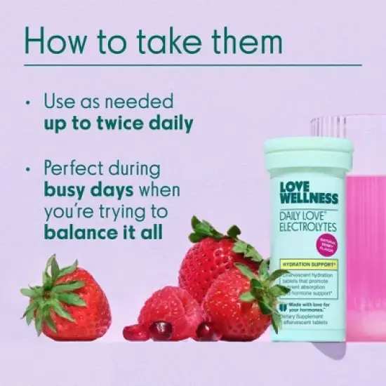 Love Wellness Daily Love Electrolytes Vitamins - 6ct image {3}