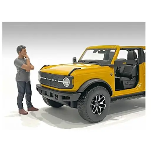 "The Dealership" Customer III Figurine for 1/24 Scale Models by American Diorama image {2}