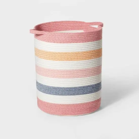 Striped Coiled Rope Kids' Storage Bin - Pillowfort&trade; image {8}