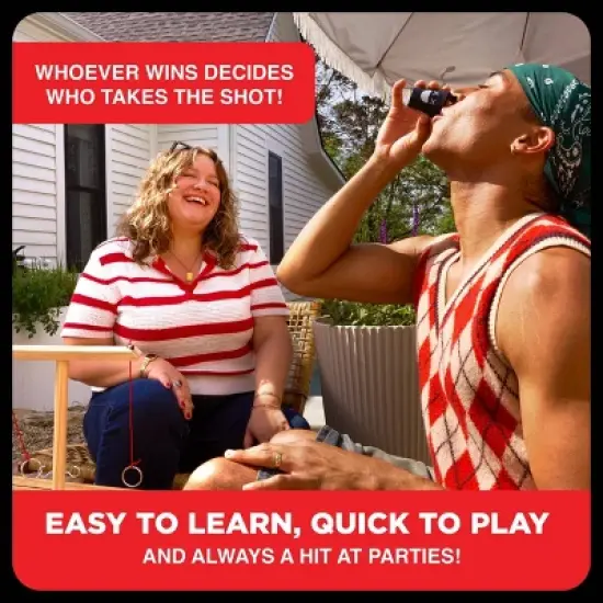 Buzzed 4 Way Hook & Ring by What Do You Meme?: Creative Thinking Party Game with Tokens and Wooden Pieces image {5}