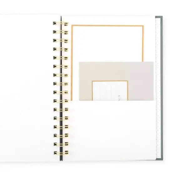 Sugar Paper Essentials 8.5"x6.5" 2026 Small Planner Green Badge image {5}