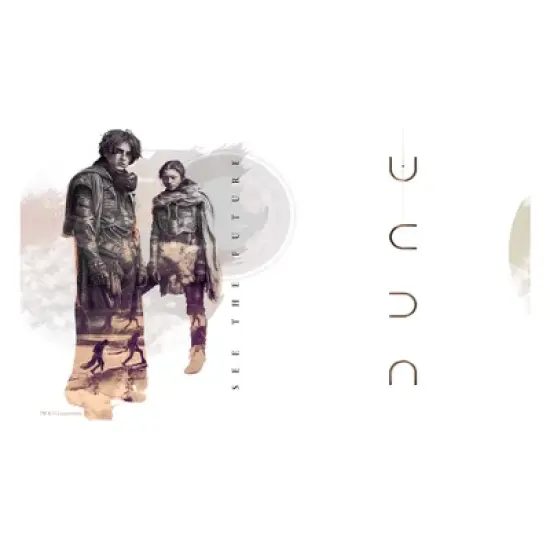 Dune Paul and Chani See the Future Stainless Steel Water Bottle image {1}