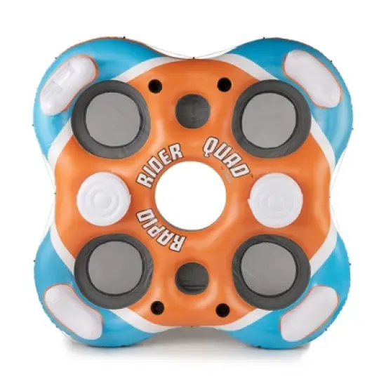 Bestway Rapid Rider 4 Person Floating Island Raft and Rapid Rider 2 Person Tube image {2}