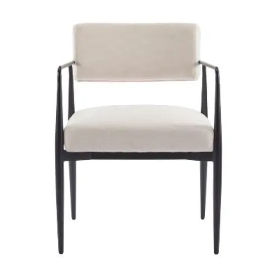 Christopher Knight Home Behrens Mid-Century Modern Upholstered Dining Chairs (Set of 2) image {3}