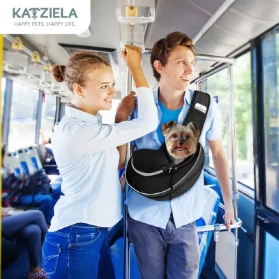 Expandable Pet Sling Carrier image {5}