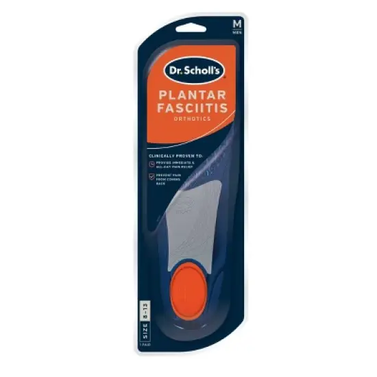 Dr. Scholl's Plantar Fasciitis Insoles for Men - Size (8-13): Heel Pain Relief, Foam, Fits Dress, Casual, Running Shoes image {3}