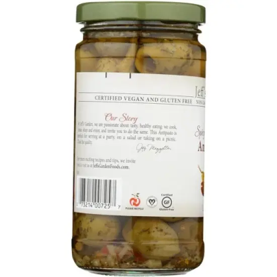 Jeff's Garden Spicy Italian Olive Antipasto - Case of 6/12 fz image {3}