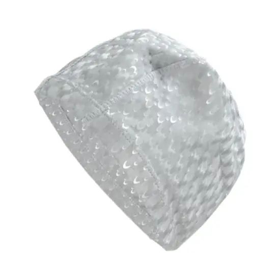 Unique Bargains PU Pleated style Swimming Cap 1 Pc image {13}