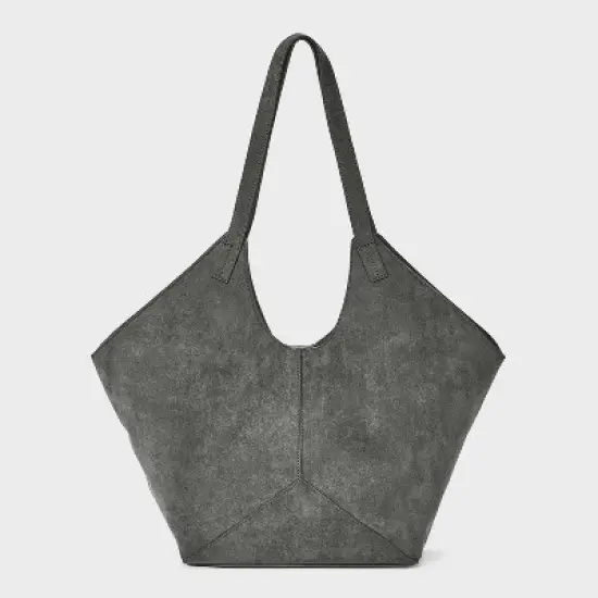 Slouchy Faux Suede Tote Handbag - Universal Thread&trade; image {6}