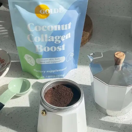 Golde Coconut Collagen Boost Vegan Collagen Creamer - 3.97oz image {4}