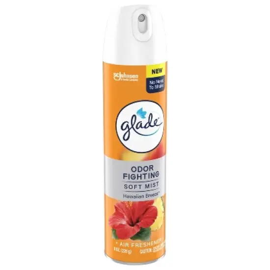 Glade Odor Fighting Soft Mist Aerosol Room Air Freshener - Hawaiian Breeze - 8oz image {12}