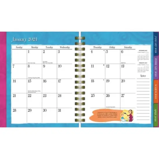Lang 2024 Weekly/Monthly Planner 8.5"x9.5" Plan-It Mom's image {1}