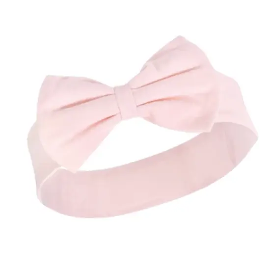Hudson Baby Infant Girl Cotton Bib and Headband or Caps Set 8pk, Dream Love, One Size image {9}