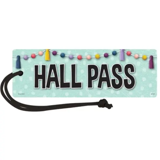 Teacher Created Resources Oh Happy Day Magnetic Hall Pass, Pack of 6 image {1}