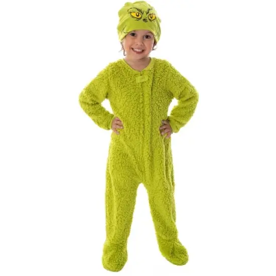 Dr. Seuss The Grinch Matching Family Costume Pajama Union Suit image {7}