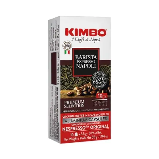 Kimbo Napoli - Aluminum Capsules 10 Capsule Box image {7}