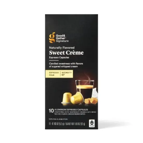 Naturally Flavored Sweet Creme Espresso Capsule - 1.83oz - Good & Gather&trade; image {4}