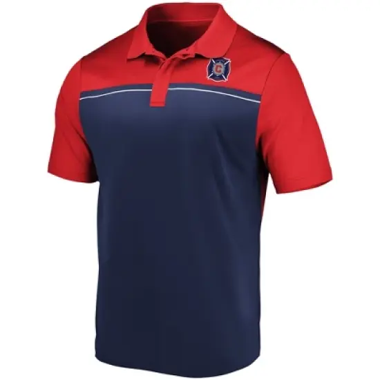 MLS Chicago Fire Men's TC Polo Shirt image {3}