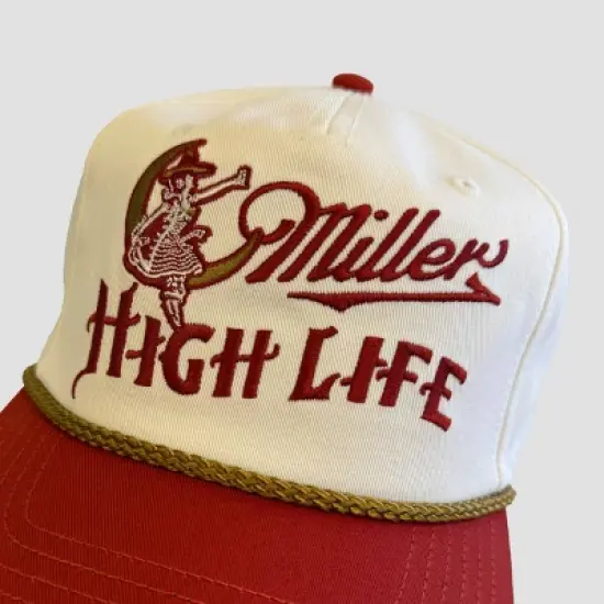 Men's Miller Girl Baseball Hat - Red/Cream image {3}