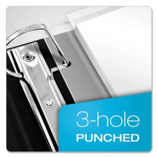 Cardinal Expanding Zipper Binder Pockets, 8.5 x 11, Clear, 3/Pack image {5}