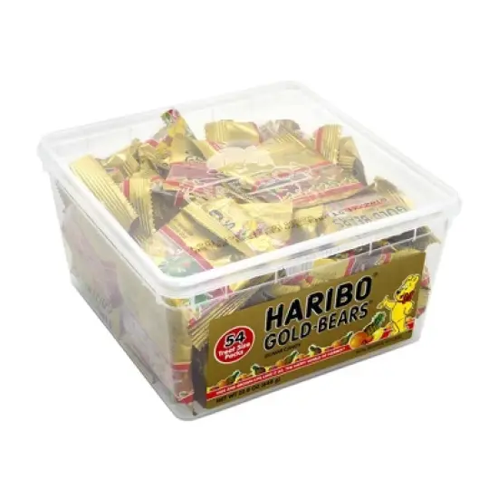 Haribo Gold Gummy Bears Snack-Size Packs - 22.8oz/54ct image {3}