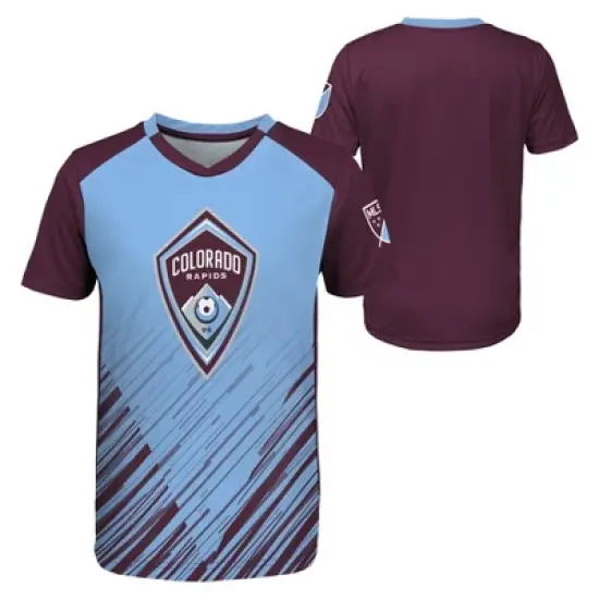 MLS Colorado Rapids Boys' Sublimated Poly Jersey image {3}