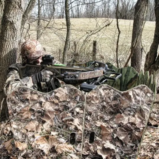 GhostBlind Runner Blind, 6-Panel Mirror Ground Hunting Blind image {5}