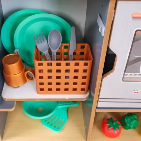 KidKraft Steam & Clean Wooden Play Kitchen image {11}