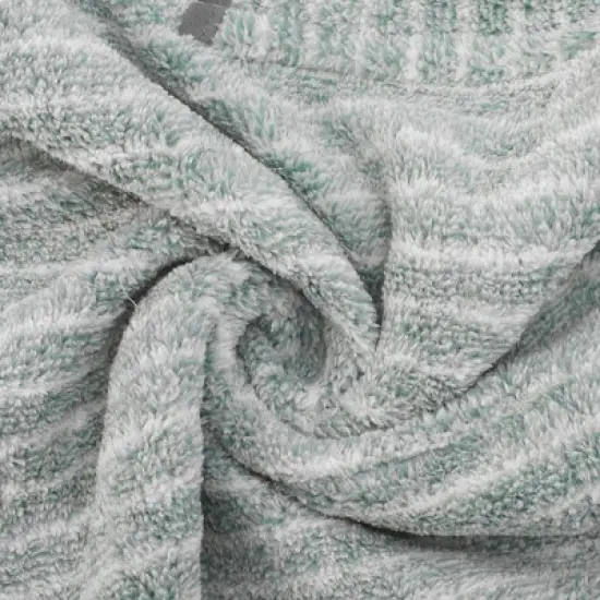Unique Bargains Absorbent Dog Bathrobe Large Green 1 Pc image {2}