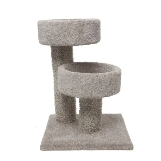 Beatrise Pet Products Double Stacker Tower with Bed Cat Activity Center - 35" image {4}