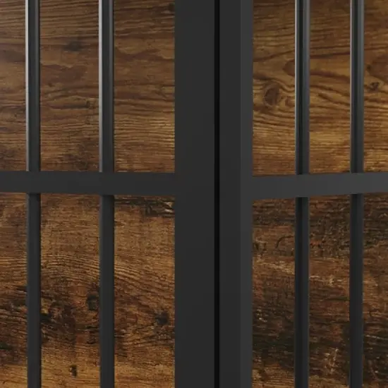 Furniture Style Large Dog Crate with 360&deg; & Adjustable Raised Feeder for Dogs 2 Stainless Steel Bowls -End Table House Pad image {5}