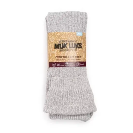 MUK LUKS Women's 2 Pair Pack Marl Over the Knee Socks image {3}