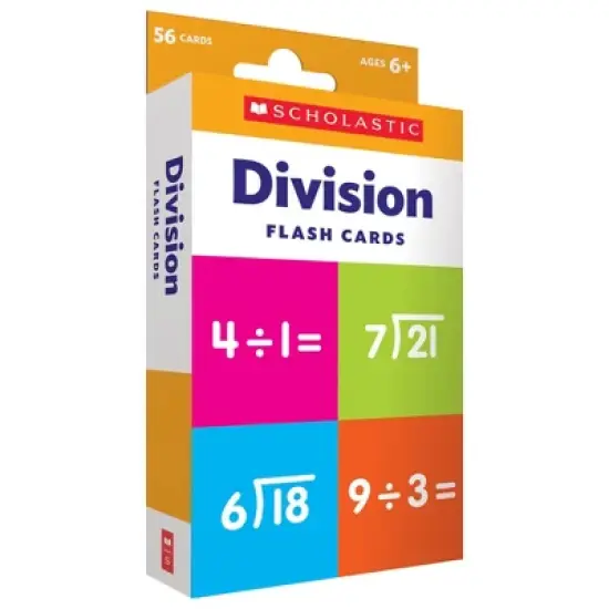 Scholastic Teaching Solutions Flash Cards: Division image {1}