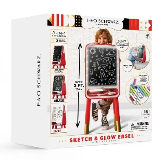 FAO Schwarz Floor Standing Easel image {9}