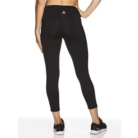Reebok Womens Aspire Skinny Capri Compression Athletic Pants image {2}