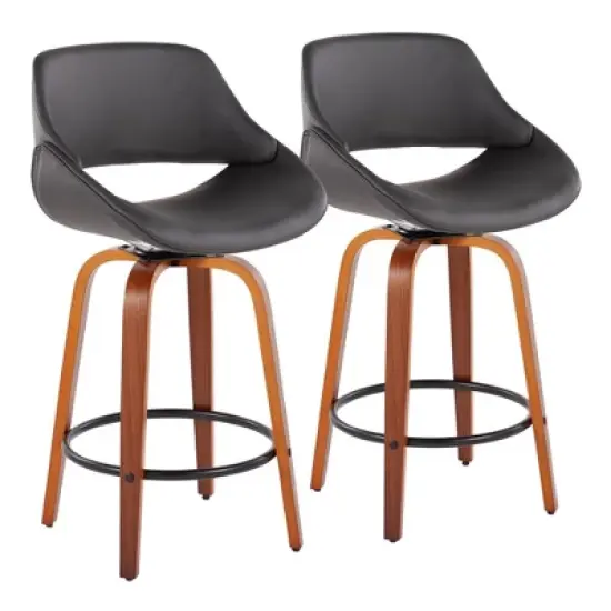 Set of 2 Fabrico Height Barstools - LumiSource
 image {11}