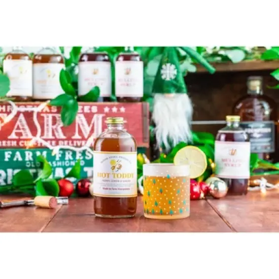 Wood Stove Kitchen Hot Toddy Mix with Honey, Lemon and Ginger, 16 fl oz image {4}