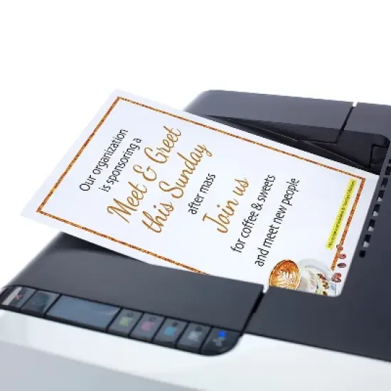 Great Papers Latte Coffee Beans Everyday Letterhead Multicolored 50 Sheets/Pack (2025009) image {3}