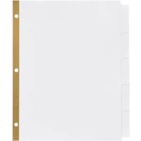 Avery Big Tab Write & Erase Dividers, 5 White Tabs, 5 Sets of 23075 image {3}