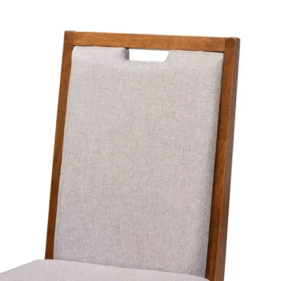 2pc Octavia Wood Dining Chair Set - Baxton Studio image {3}