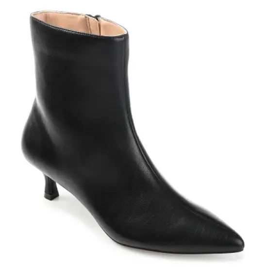Journee Collection Womens Arely Tru Comfort Foam Pointed Toe Kitten Heel Ankle Booties image {9}
