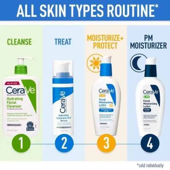 CeraVe Facial Moisturizing Lotion AM SPF50 - 3 fl oz image {5}