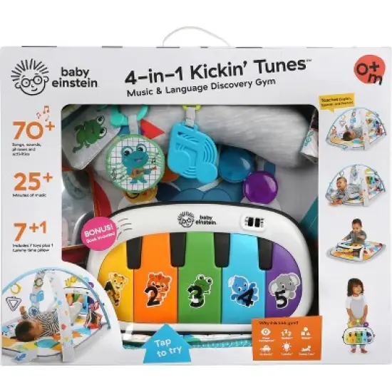 Baby Einstein 4-in-1 Kickin' Tunes Music and Language Discovery Play Gym image {22}