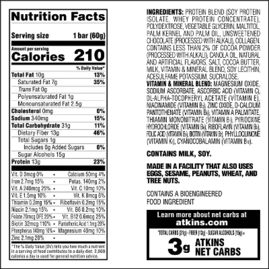 Quest Nutrition Protein Bar - Chocolate Chip Cookie Dough image {6}