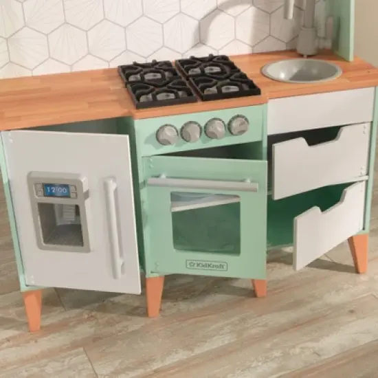 KidKraft McKinney Toddler Mid-Century Modern Play Kitchen image {7}