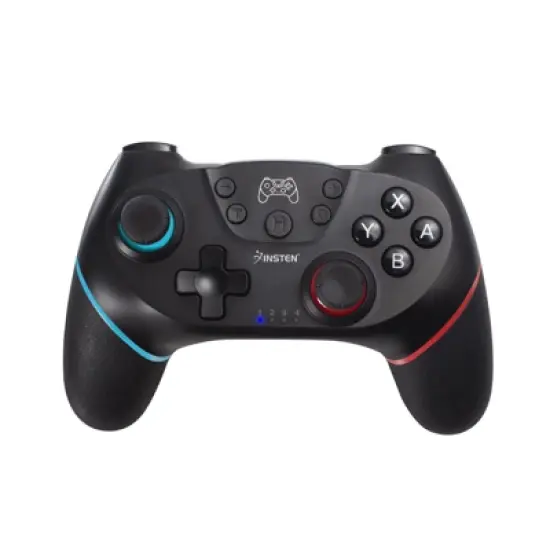 Insten Wireless Pro Controller For Nintendo Switch / OLED Model / Switch Lite Console, Supports Gyro Axis, Turbo and Dual Vibration, Black image {8}