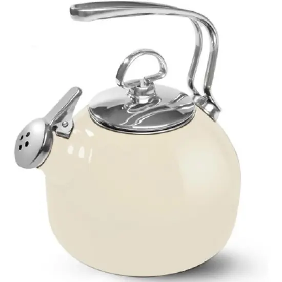 Chantal Classic Enamel-on-Steel Teakettle, 1.8 quart image {2}
